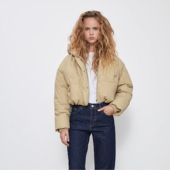 Zara cropped puffer jacket - Picture 2 of 7